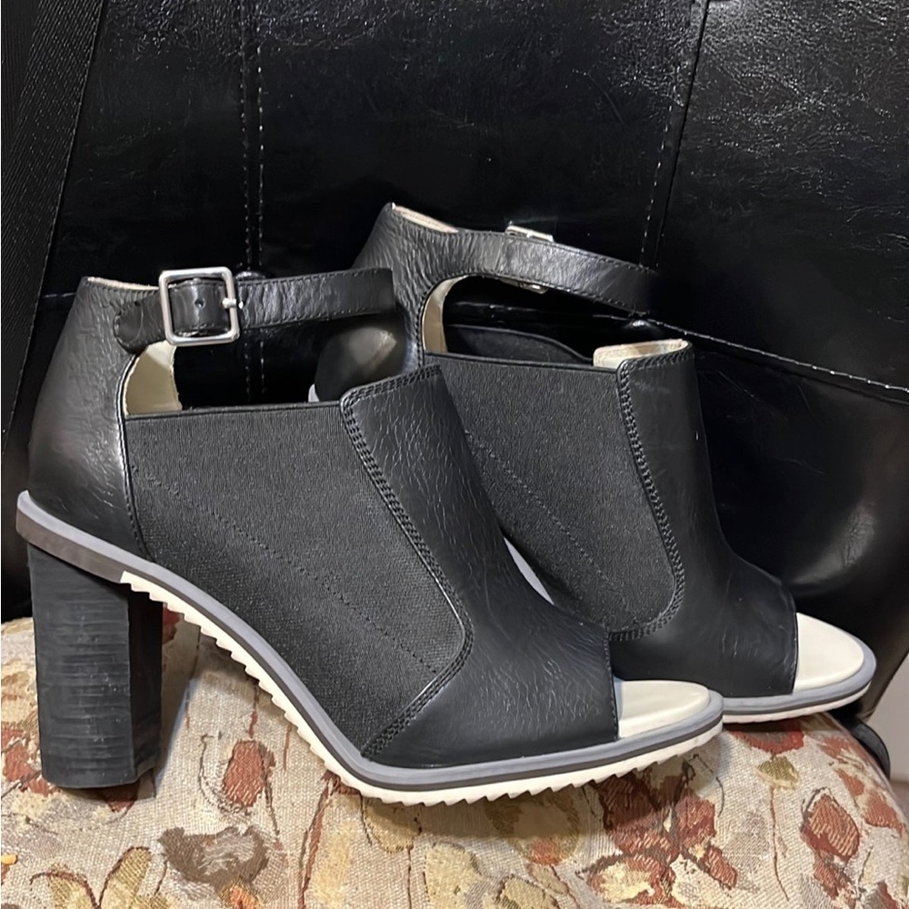 jil sander block heel shoes